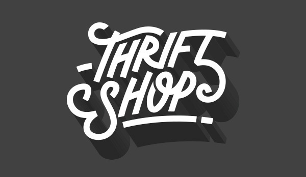 Visualgraphc: Photo #shop #thrift #typography
