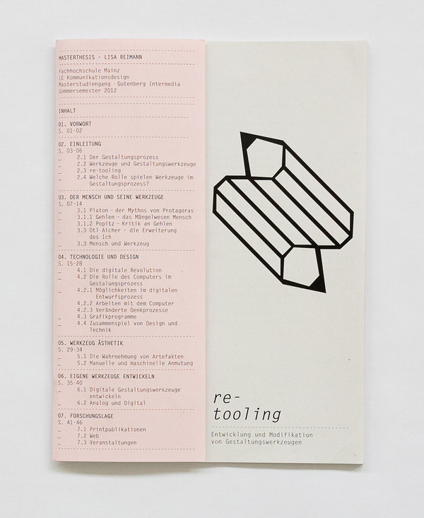 re tooling : lisa reimann #design #publication #layout #editorial #typogaphy