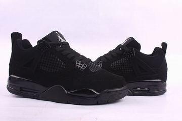 Nike Air Jordan 4 Retro Black Men's #shoes