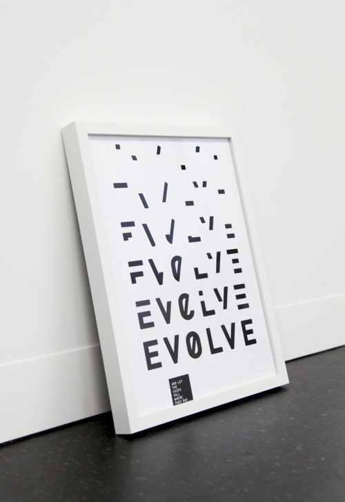 Tumblr #evolve #design #typography