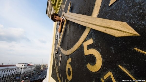 Man in clock tower #photography