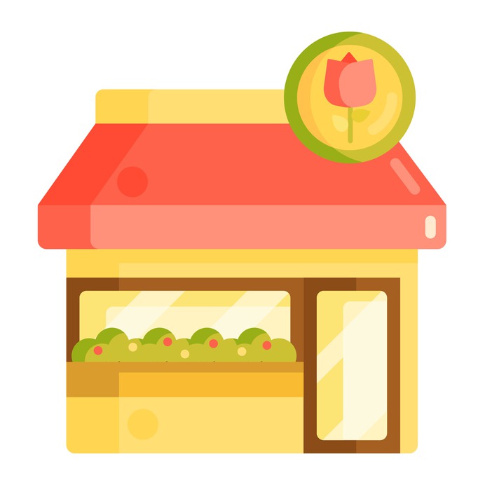 See more icon inspiration related to shop, flower, flower shop, farming and gardening, architecture and city, store, commerce, art and nature on Flaticon.