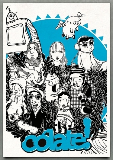 Roberto Ortiz on .Get Inspired! Magazine #print #design #character #illustration