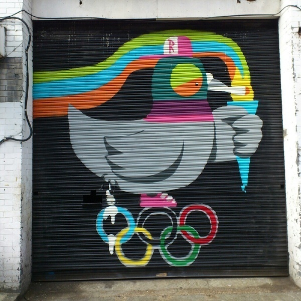 Lon Don 2012 on Behance #london #olympics #pigeon #smoke