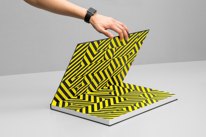 Briefcase branding by anagrama moterey mexico mindsparkle mag business card corporate design stationery minimal yellow geometry black tape l
