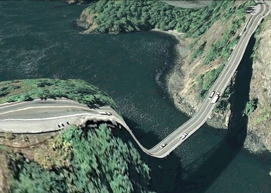 ravimvasavan at Computerlove - Postcards from Google Earth, Bridges #googleearth #photography #bridges