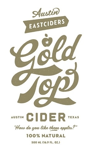 Expresh Letters Blog: Austin Eastciders label #font #lettering #script #typography