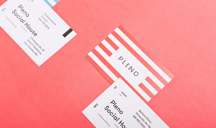 Business card design idea #150: Pleno restaurant branding #visual #branding #business #design #graphic #identity #stationery #cards