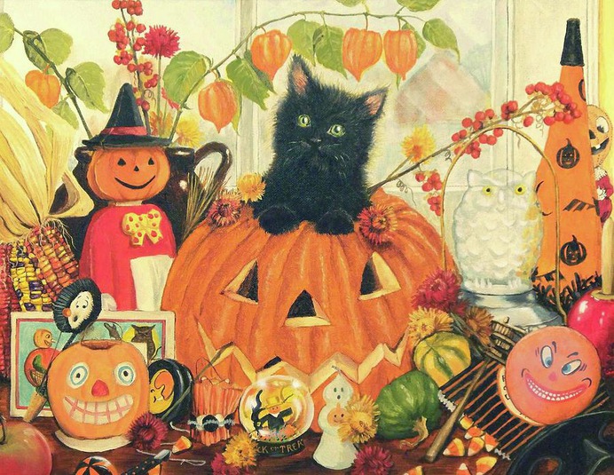 beginner easy halloween paintings & paint by numbers #painting