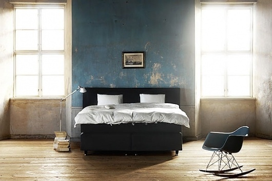 Eight Hour Day » Blog » The Best Thing I Saw Today • March 6, 2012 #interior #modern #furniture #rocker #bed #blue #plastic #armchair #eames