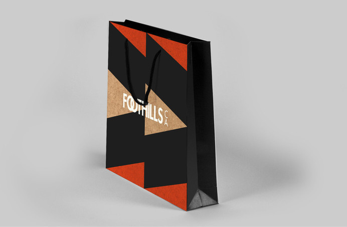 Foothills California - Identity project image #bag #print