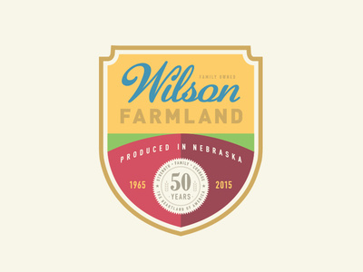 Wilson Farmland Badge #simple #fun #graphic #clean