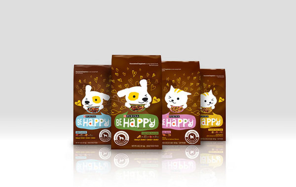 Be Happy byÂ Purina The Dieline #packaging