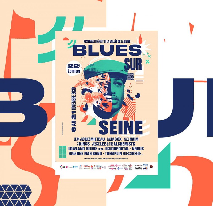 Blues Sur Seine – Poster and identity