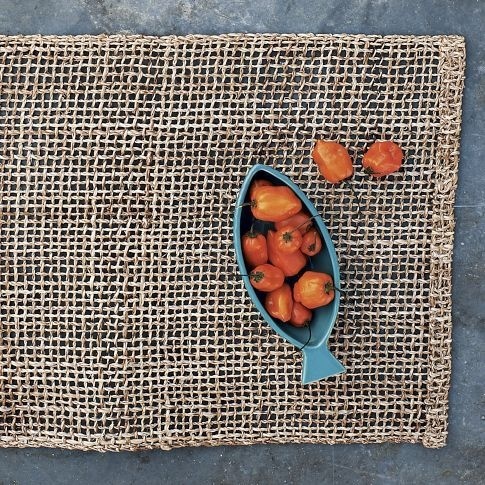 Fishnet Woven Placemat Set | west elm #photo