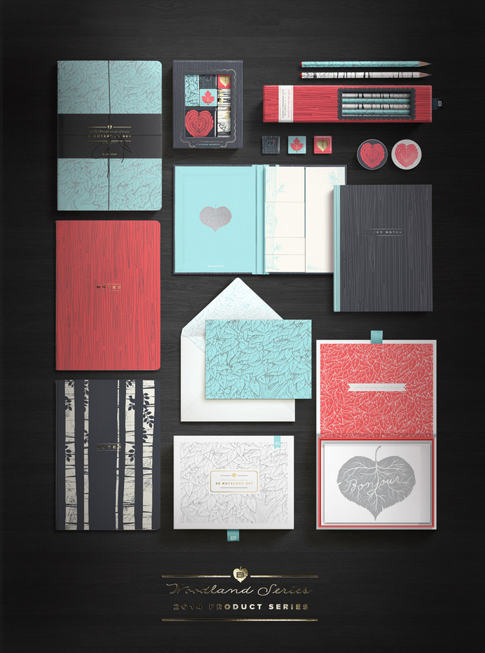The Woodland Series by Bookjigs #stationery