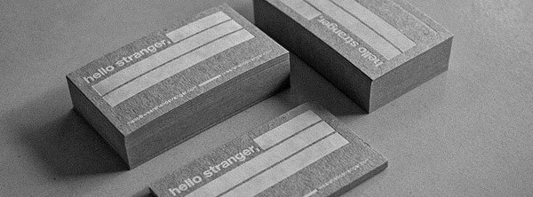 HS_CARDS 2 #white #stranger #cardboard #hello #cards #grey