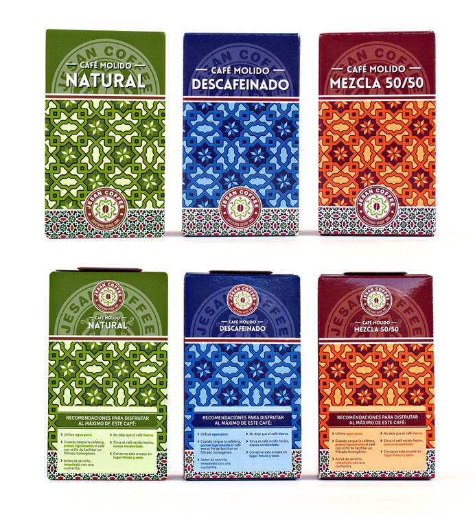 http://www.estudiosoto.com/jesan-coffee-packaging.html #packaging #spain #coffee #granada