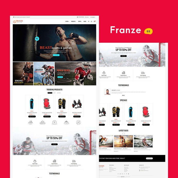 Franze - Woocommerce Muti-Purpose Responsive Theme | TemplateTrip