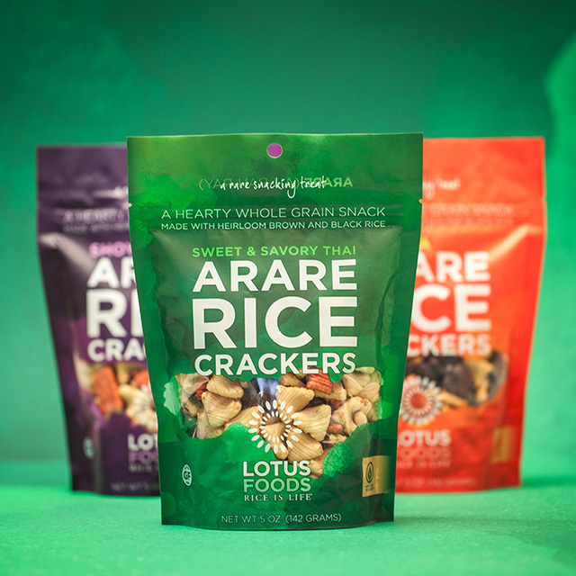 Bulldog Drummond | Lotus Foods: Arare Rice Crackers