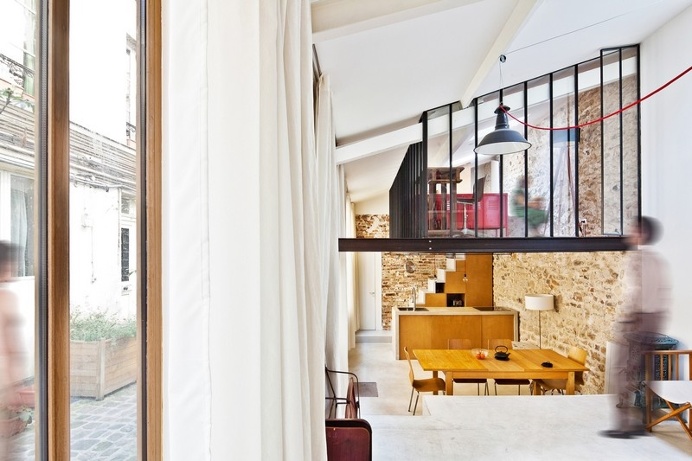 Reconstruction of the Artist's Studio in a Residential Loft, Paris
