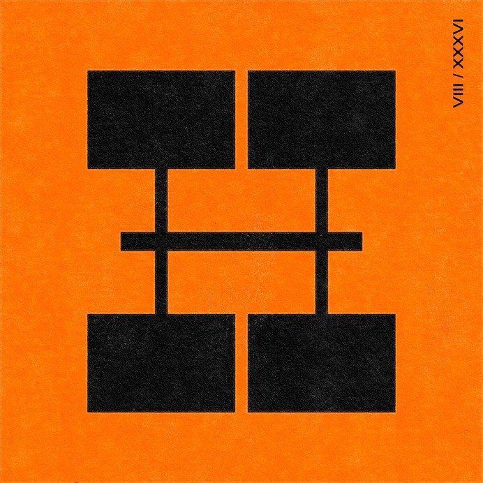 Louise Twizell - Typography - 36 Days of Type - 'H' Design #typography #type #custom #lettering #typedesign #design #36daysoftype #alphabet #serif #bevel #chisel #yellow #orange #pink #typographyh