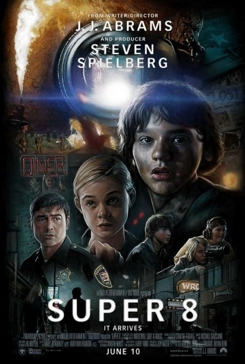 Super 8 and J.J. Abrams « These Old Colors #8 #super #abrams #jj #drew #art #poster #struzan