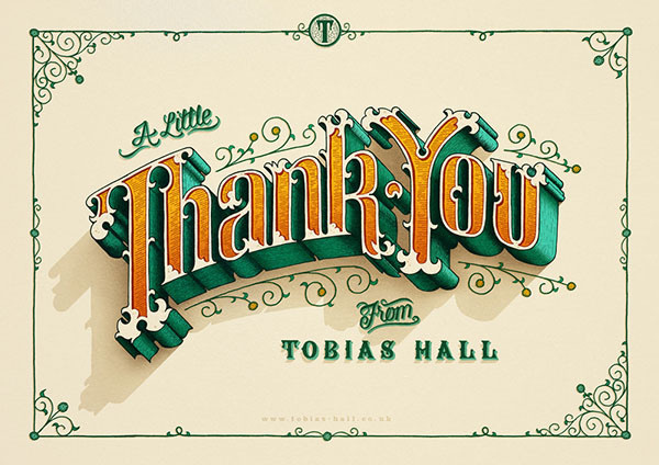 Hand Lettering Work by Tobias Hall