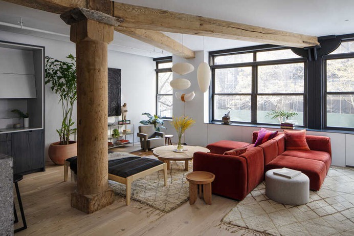 Loft in Chelsea for an Art Collecting Couple with Small Children