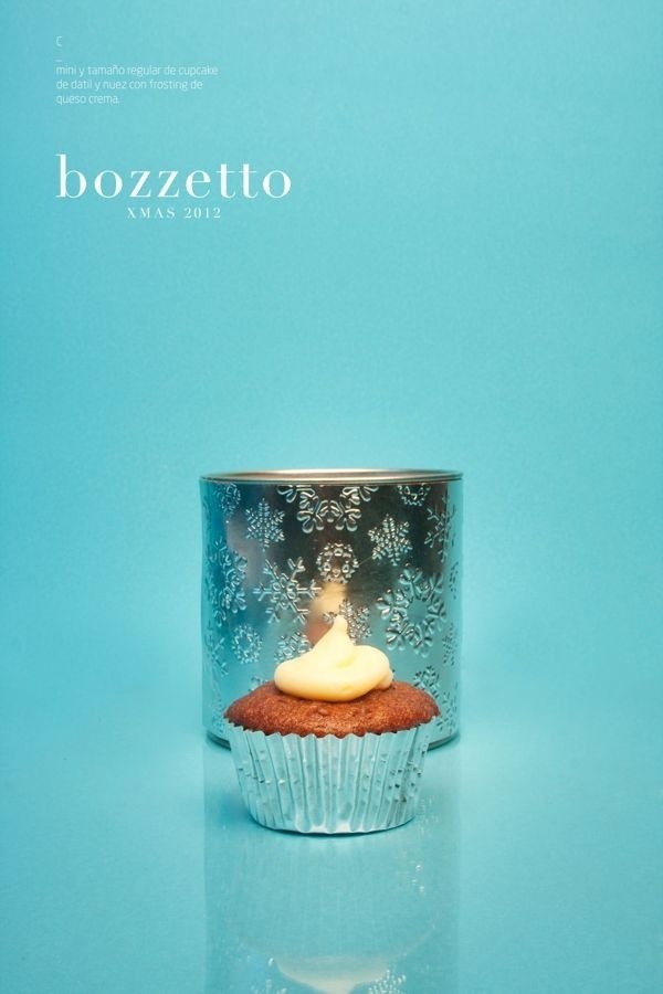 XMAS 12 by Bozzetto on Behance #cupcake #nuts