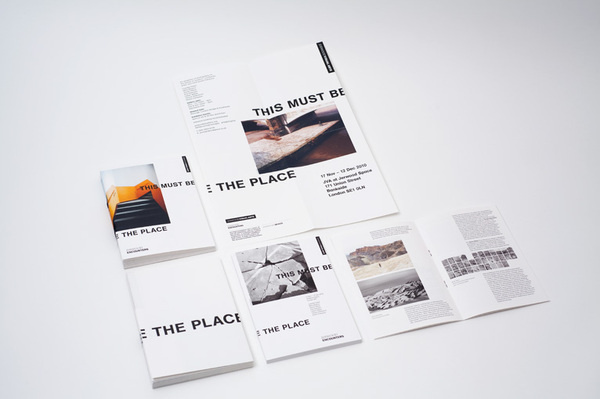 Jerwood This Must Be The Place | THIS IS Studio #catalogue #print #layout #editorial