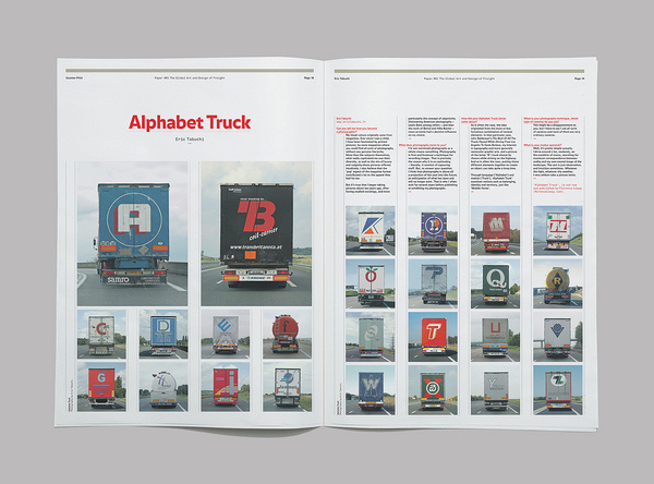 Counter Print – Issue 09 | Flickr Photo Sharing! #truck #print #alphabet #lorry #type #layout #editorial #magazine #typography