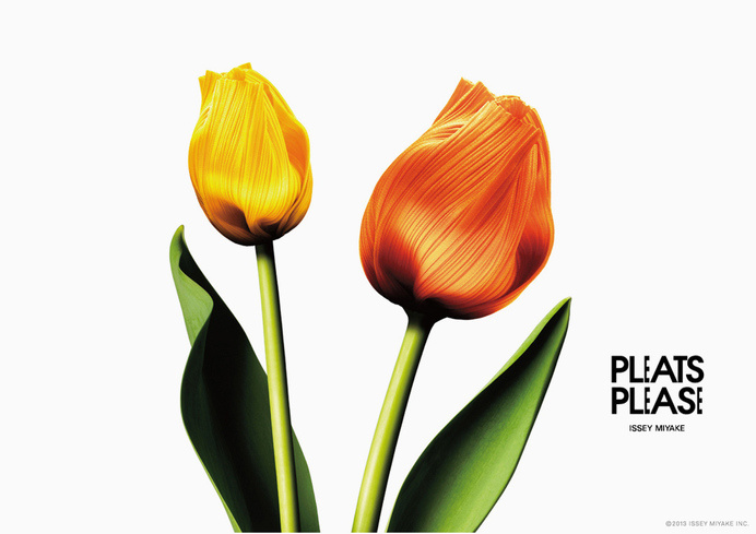 pleats please flowers by taku satoh #ad #print #layout #poster #flower