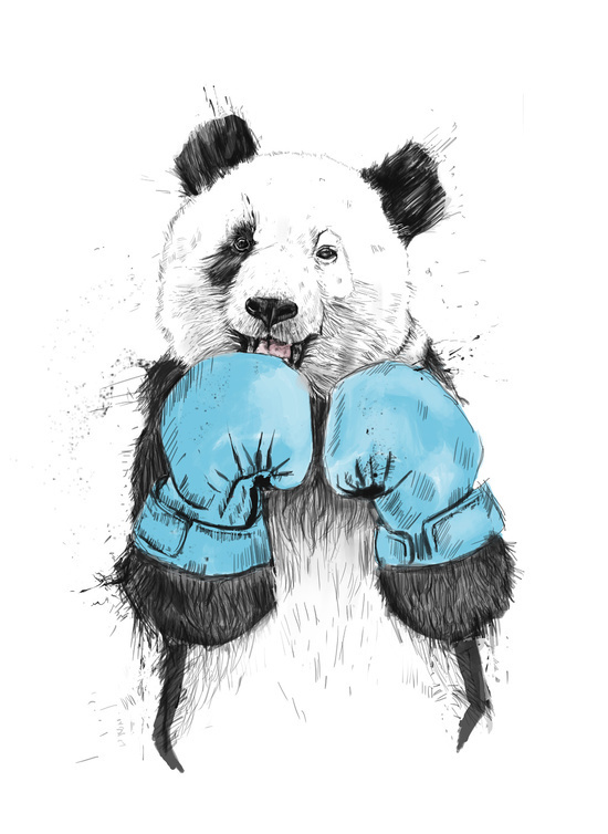 the winner Art Print by Balazs Solti