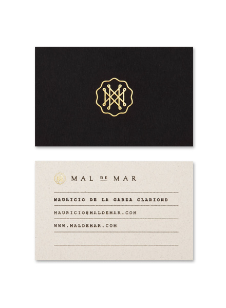 kentson:Business card (Mal de Mar) #design #graphic