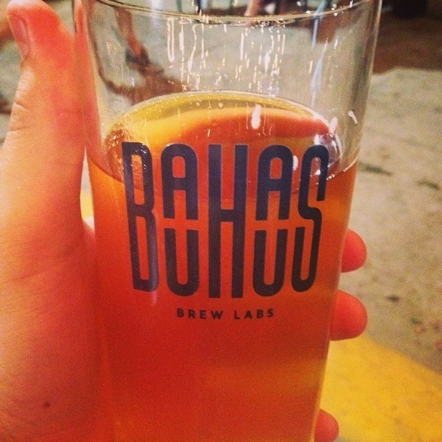 Using some big juicy type in their logo. #logotype #beer #brew #labs #identity #logo #bauhaus #typography