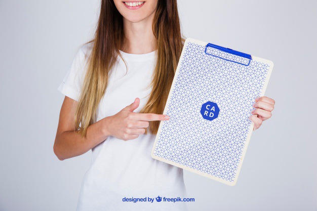 Mockup concept of woman pointing at clipboard Free Psd. See more inspiration related to Mockup, Business, Template, Woman, Girl, Presentation, Mock up, Modern, Business woman, Female, Young, Up, Concept, Clipboard, Holding, Showcase, Stylish, Pointing, Showroom, Mock, Presenting and Showing on Freepik.