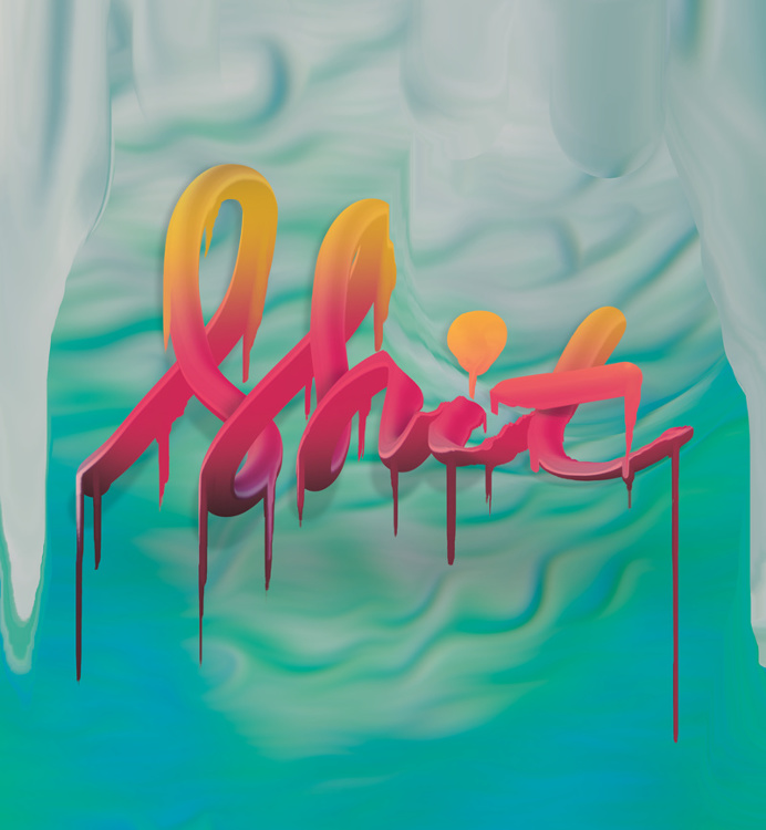 #typography #design #illustration #candy #shit #melting #snowbreak #lettering #calligraphy