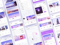 Travel app collection #consistency #theme