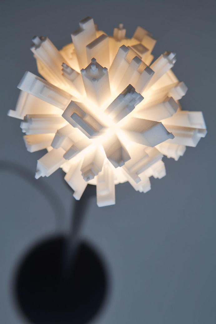 3D Printed Lightbulbs Shaped Like Skyscrapers