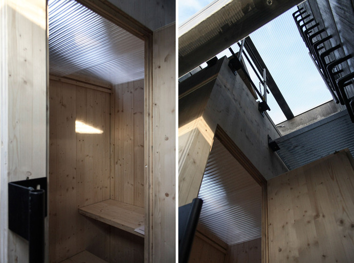 modulorbeat one man sauna designboom #sauna