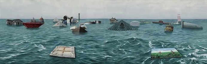A Floating World: Surreal Acrylic Paintings by Lai Shengyu and Yang Xiaogang