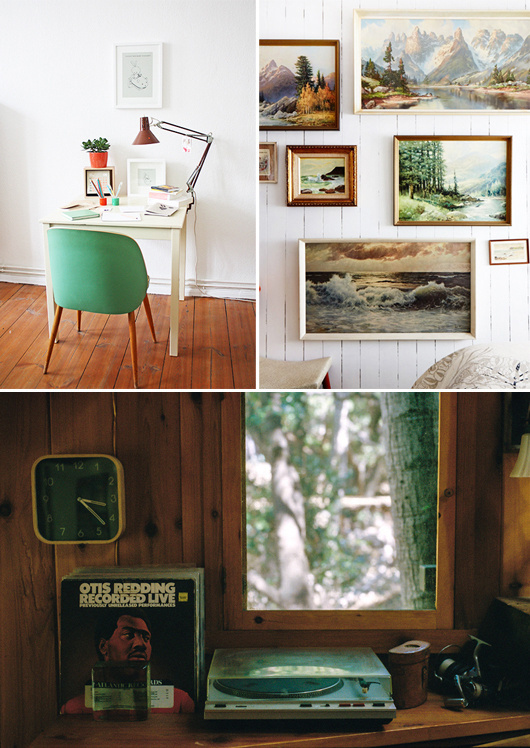 turntable green chair #interior #design #decor #deco #decoration
