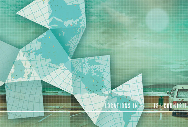 Kelli Anderson: AirBnb Projects #folding #map