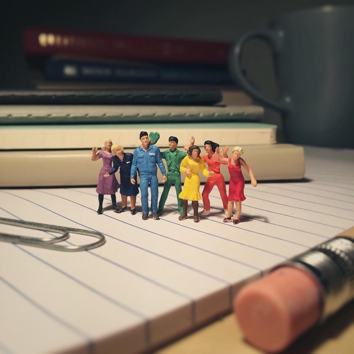 Derrick Lin Recreates His Office Life With Miniature Figures