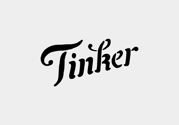 Tinker #lettering #logo #brand #type #hand
