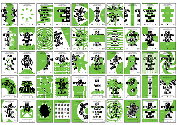 European Design De Wereld van Witte de With #design #poster #typography