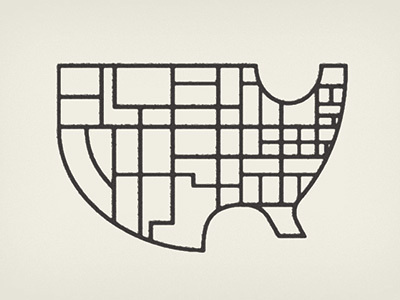 state of the state #usa #geometric #map
