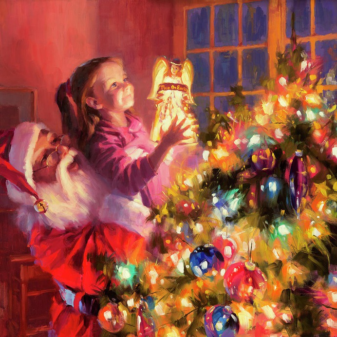 christmas paint by number & step by step easy christmas paintings #painting
