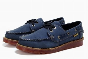 timberland mens classic 2 eye waterproof boat shoe royal blue #shoes